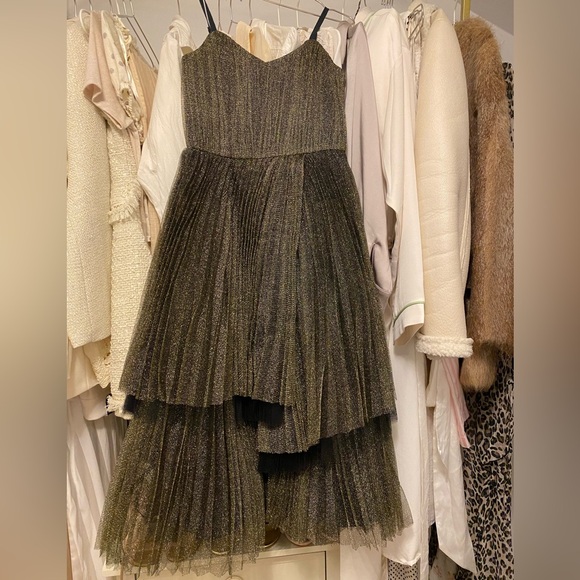 Marc jacobs gold tulle dress midi size 0 - Picture 15 of 15